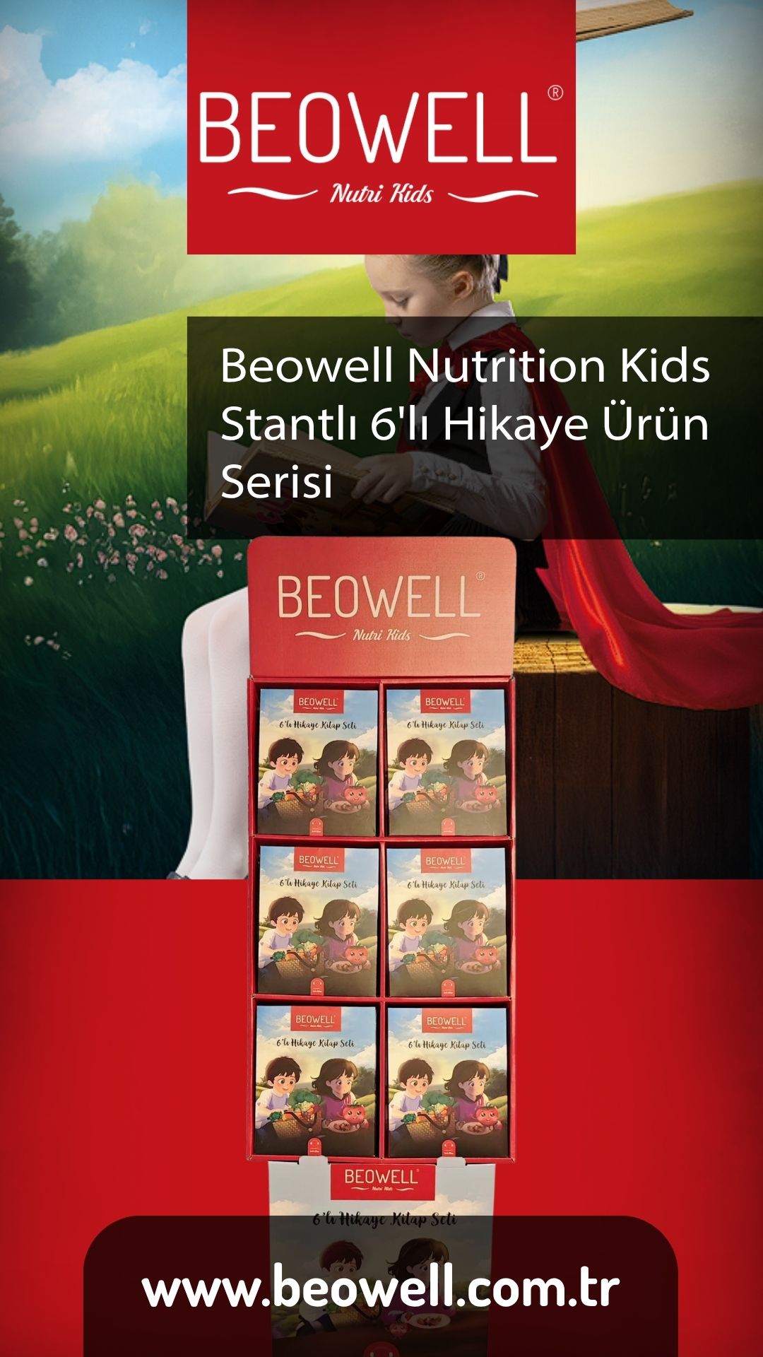 Beowell Nutri Kids Stantlı 6'lı Hikaye Ürün Serisi